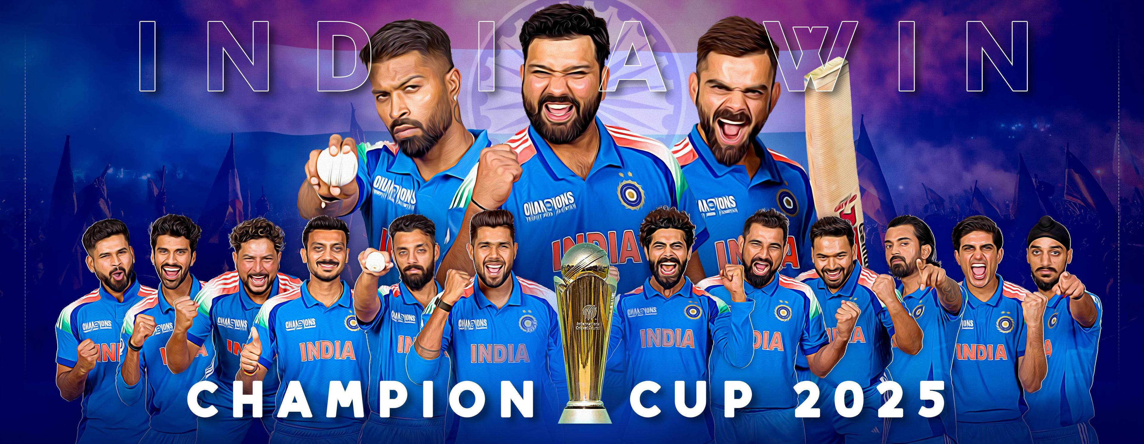 Champions Trophy Finals Highlights: How Rohit, Rahul, and the Spinners Beat New Zealand 